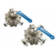  SANITARY BALL VALVE- With High Position Pad 